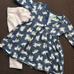 The Children's Place Cream Jeans Ankle-Length